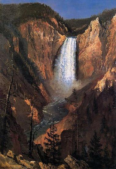 Albert Bierstadt Yellowstone Falls oil painting picture